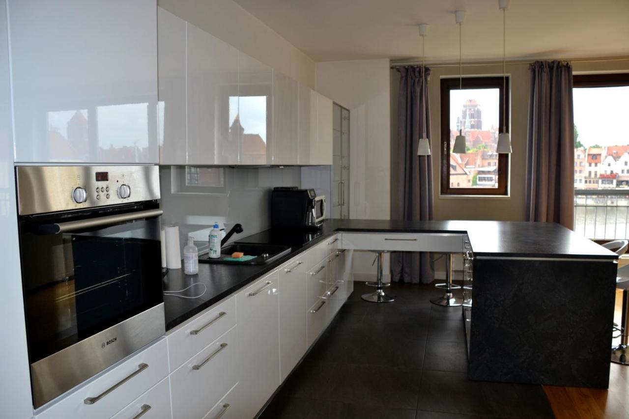 Apartamenty Centrum Nad Motlawa Z Widokiem Na Rzeke Lub Na Patio Z Balkonem Gdansk Ngoại thất bức ảnh